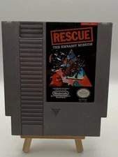 Rescue: The Embassy Mission Nintendo NES Authentic Tested Working Cart Only