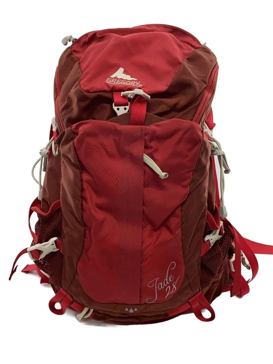 GREGORY Nylon Backpack, Red, Solid Color - image 1