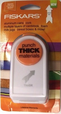 Fiskars 109190-1001 Thick Materials ARROW 1-1/4'''' Small Shape Punch