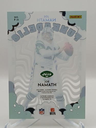 2022 Panini Illusions F-11 Joe Namath Funkadelic Football Card - Picture 2 of 2
