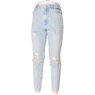 Bershka, Jeans, Größe: 38, IRIS, Blau, Baumwolle/Elasthan/Polybutylen #FoF