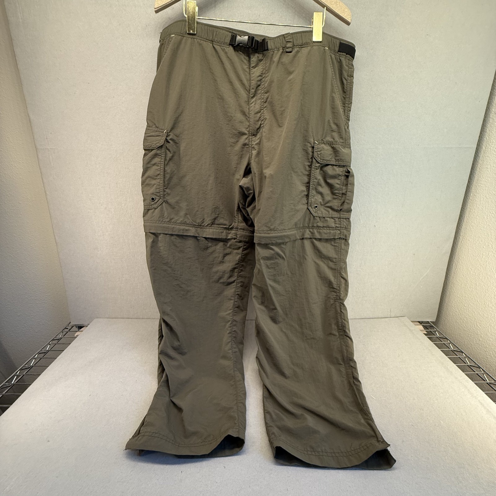 REI Mens XL Convertible Hiking Pants Zip-Off Shorts UPF 50+ Cargo (XL x 30)
