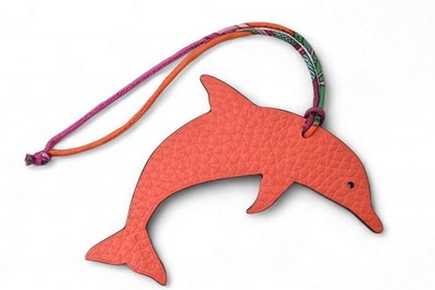 Hermès Authentic charm/strap dolphin motif petite hue ornament