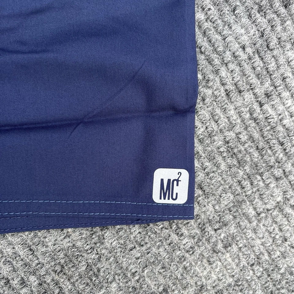 Exfoliantes Med Couture MC2 para mujer pequeños azul marino con cuello en V Foto 3 de 4