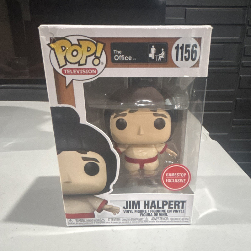 Funko Pop! Television The Office Jim Halpert Figure #1156 GAMESTOP EXCLUSIVE 