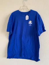 NEW NIKE 2025 Ryder Cup At Bethpage Black Men's Golf T Shirt X-Large BLUE (B3)