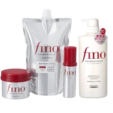 Hair Scalp Deep Repair  Smooth Care Shiseido Fino Premium Touch Hair Mask Set