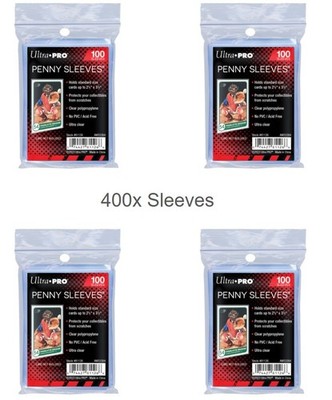 400 Stück Ultra Pro Standard Regular Soft Penny Card Sleeves für Sammelkarten
