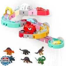 Bath Toys for Kids Ages 4-8, Bathtub Shower Toys DIY Water Slides Tracks Todd