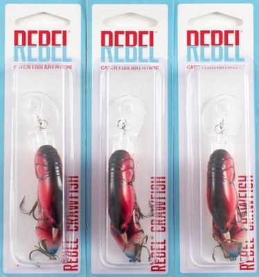Leurre Crankbait Rebel Deep Wee R - Écrevisse Marron Ventre Orange - EXC
