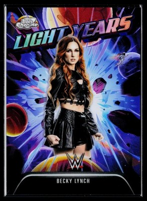 2026 Topps Cosmic Chrome WWE #LY-2 Becky Lynch Light Years Case Hit