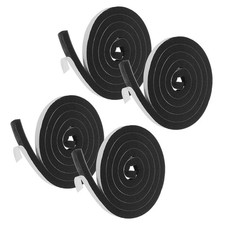 4 Roll 19/32" x 19/32" Foam Weather Stripping Door Seal (26.2 Feet Total)