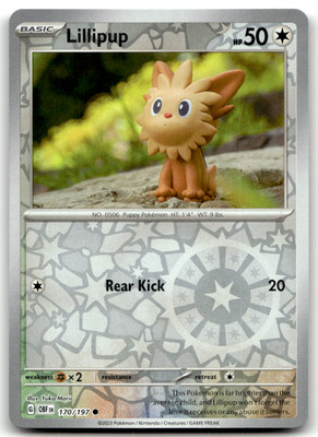 Lillipup Common SV03: Obsidian Flames 170/197 LP