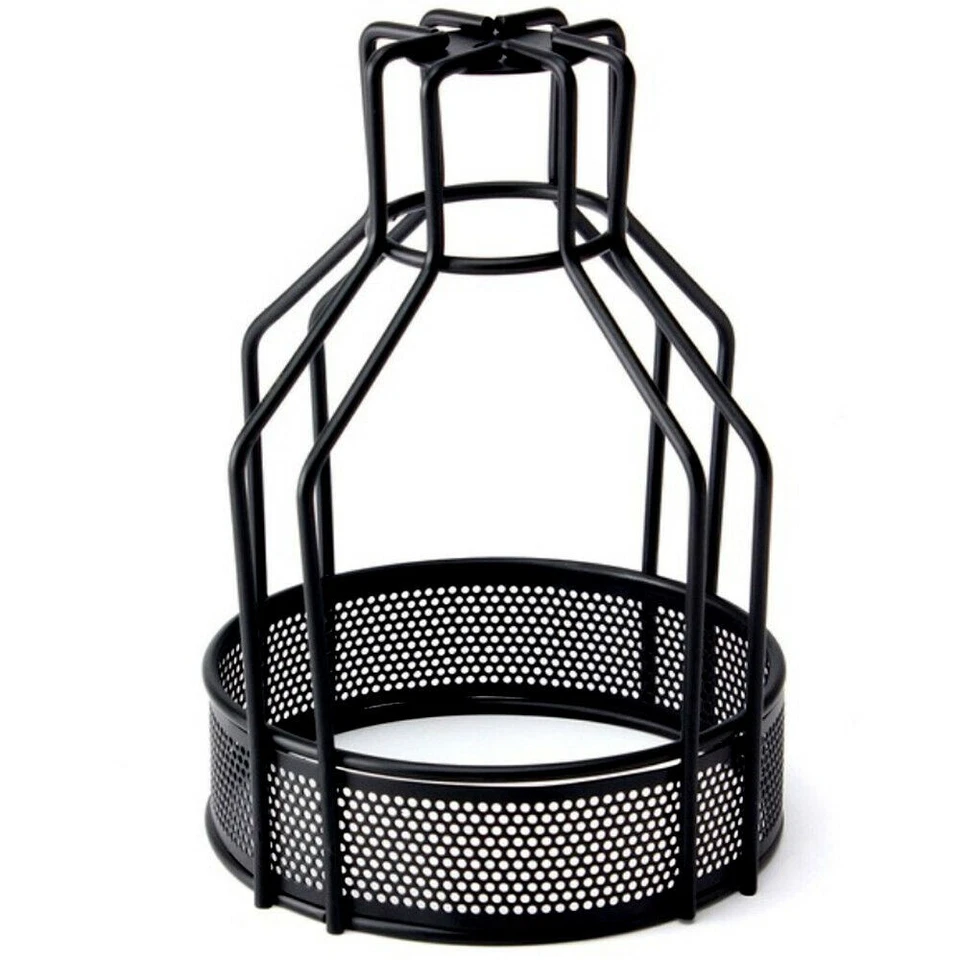 Lampenschirm-Vogelkäfig-Hängelampe aus Metalldraht neu gestalten