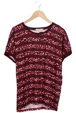 CECIL T-Shirt Damen Shirt Kurzärmliges Oberteil Gr. XXL Bordeaux #gjcir29