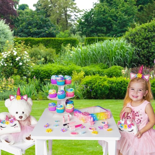 Nifty Toyz Unicorn Makeup for Little Girls Washable Child-Safe Kids Real Makeup - Picture 7 of 8