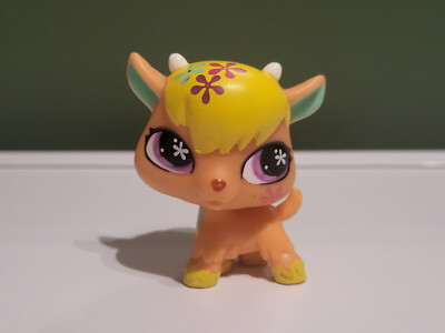 Littlest Pet Shop LPS #1316 - Chèvre (Goat) Avec Accessoire, Occasion