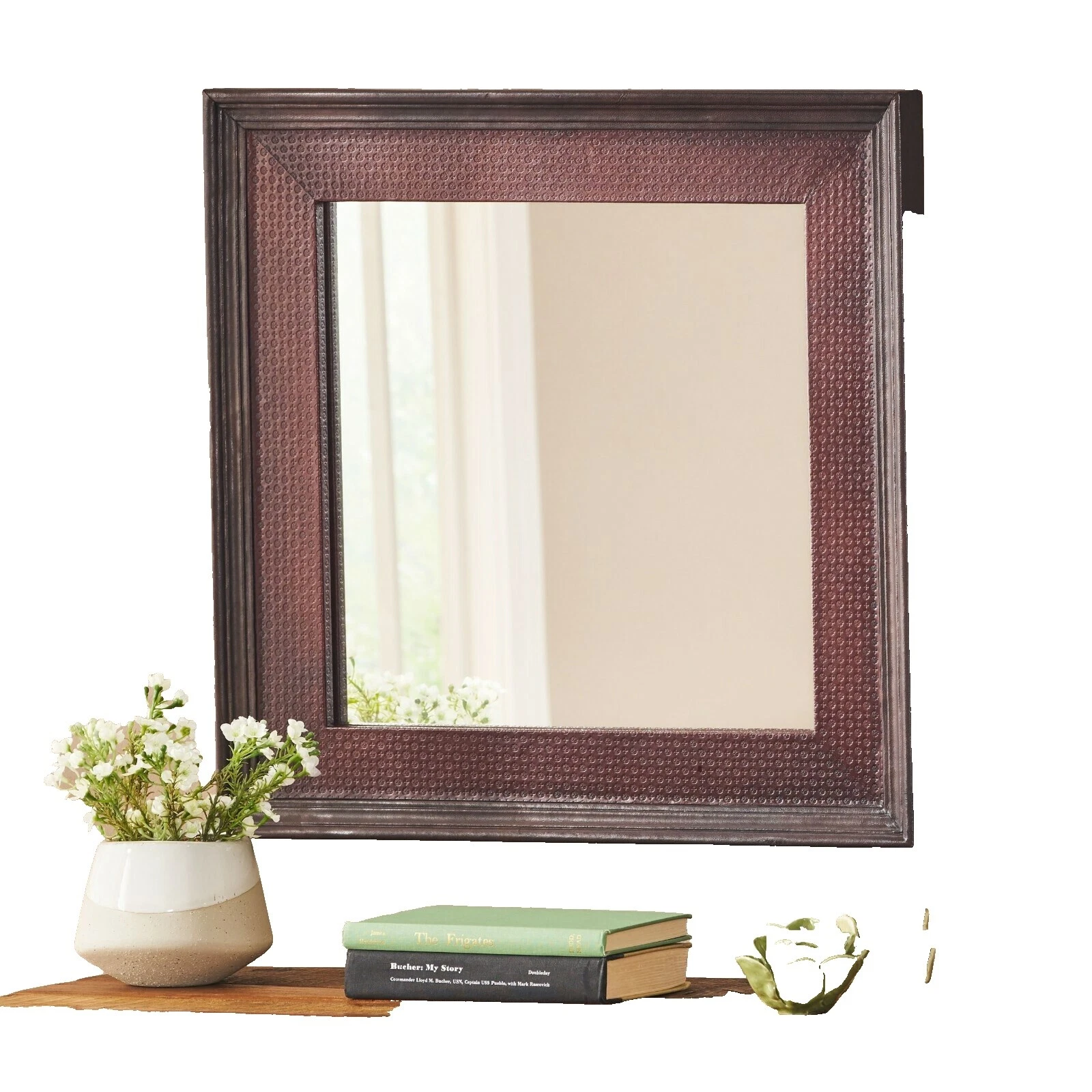 Leather Office Contemporary Home Décor Mirrors