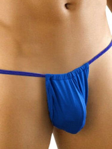 Mens G-string Briefs Underwear Sexy Thongs Panties Underpants Lingerie T-Back US - Foto 14 di 18