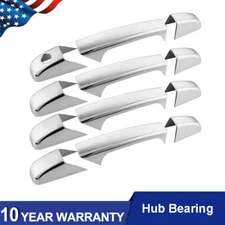 Triple Chrome Door Handle Covers For 2007-2014 Chevy Suburban Avalanche Tahoe