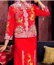 Phoenix Red Traditional Wedding Grown Size S,M, L