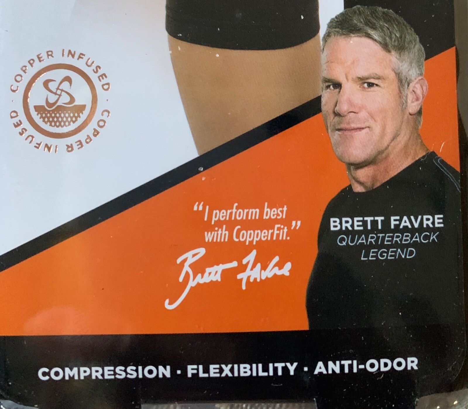 Copper Fit Pro Series Knee Sleeve With Kinesiology Bands XL eBay