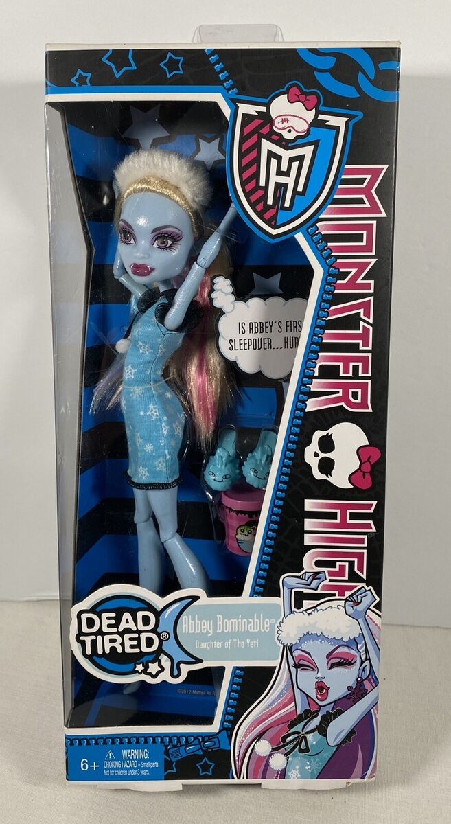 Monster High Dead Tired Abbey Bominable Doll-