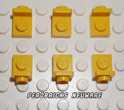 Lego 6x Konverter gelb Bracket 1x1 - 1x1 #36840 NEUWARE