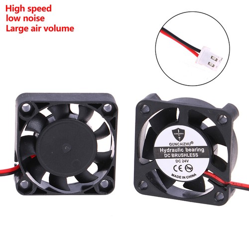 4010 5/12/24V Quiet Hot End Cooling Fan Super Silent Fans For Ender 3D Prin GF - Afbeelding 1 van 11