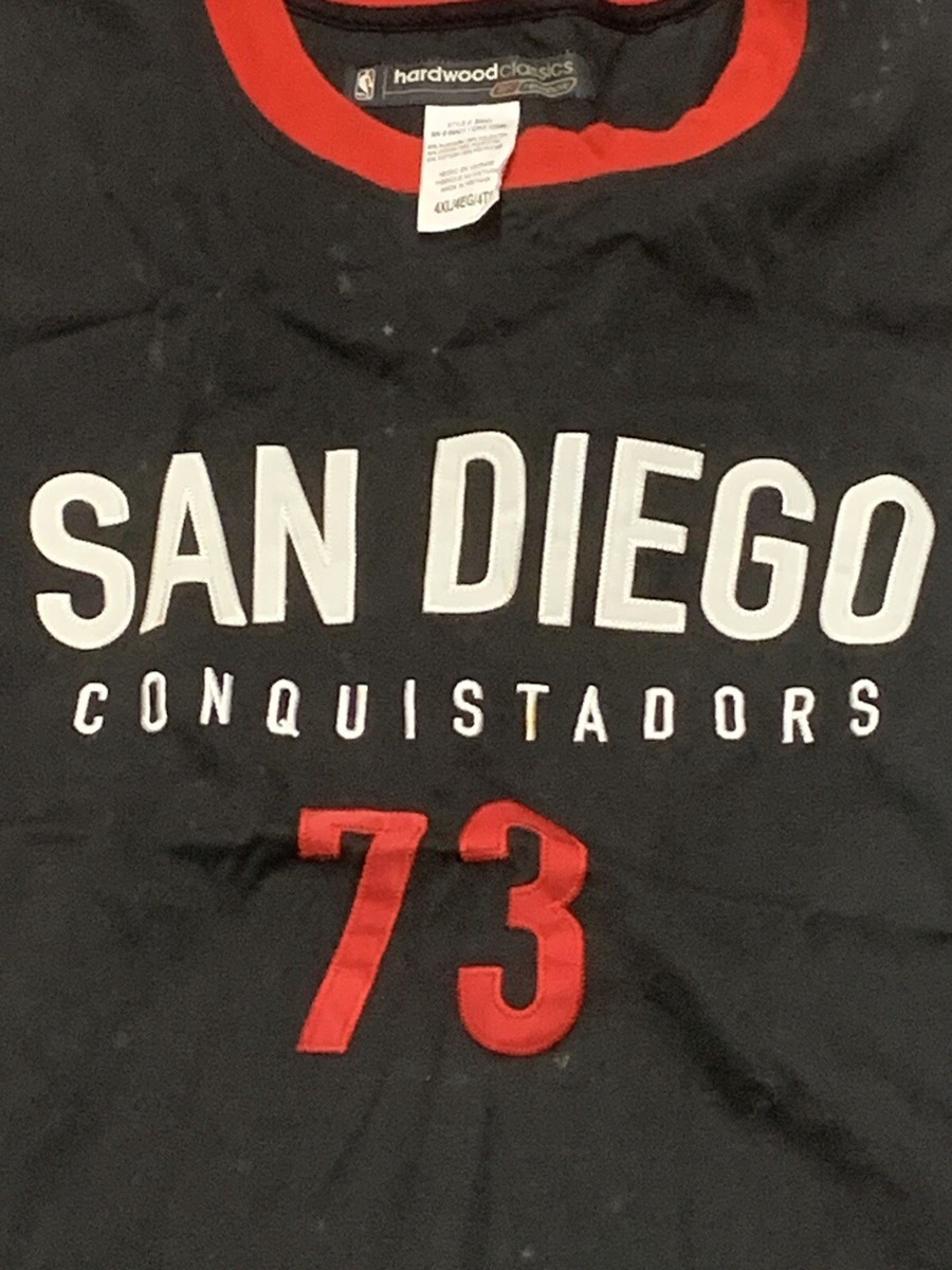 San Diego Conquistadors Wilt Reebok Hardwood Classics #73 ABA