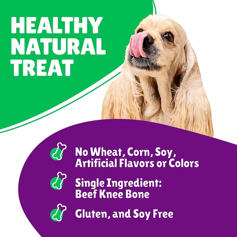 Knee Caps for Dogs, Knuckle Bones for Dogs, Cow Knee Caps for Dogs, Dog