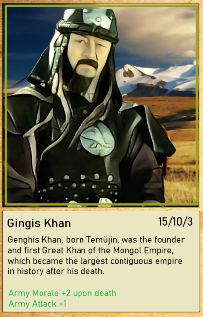NFT Gingis Khan (Timeworn Struggle)