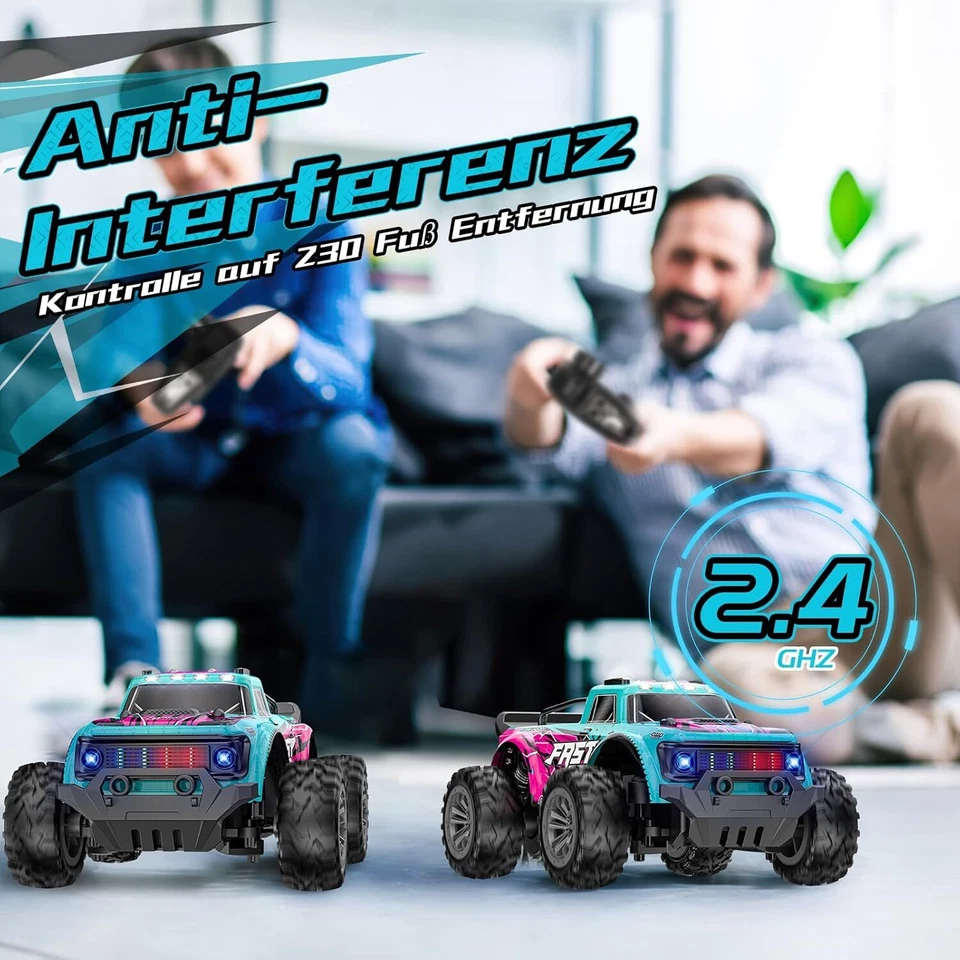 RC-Auto Ferngesteuertes RC Auto mit Fernbedienung 2,4 GHz Offroad-Spielzeugauto - Bild 2 von 4
