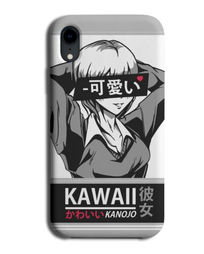 Anime Girl Phone Case Cover Censor Censored Rude Japanese Kawaii Design M445 - Picture 1 of 2