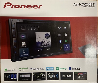 PIONEER AVH-Z5250BT Apple CarPlay Android Auto Bluetooth USB CD