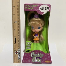 2002 Chatty Chix Spin Master AS IF Doll Bobble Head Toy Rare Blonde Figurine ⭐️