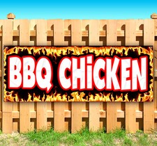 BBQ CHICKEN Advertising Food Carnival Vinyl Banner Flag Sign Many Sizes SB00842