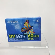 TDK Mini DV DVC Digital Video Cassette Tape LP-90/SP-60 - New Sealed