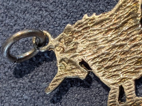 Vintage Sterling Silver Unicorn Pendant - Picture 4 of 5