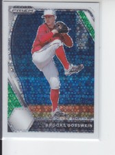 2021 Prizm Draft Brooks Gosswein RC White Disco 01/50 SP PDP124 White Sox