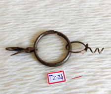 1920 Vintage Handmade Iron Tweezer Corkscrew Multi Tool Barware Collectible TZ34