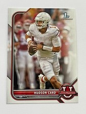2022 Bowman U Football 1st Bowman #46 - Hudson Card - Purdue Boilermakers
