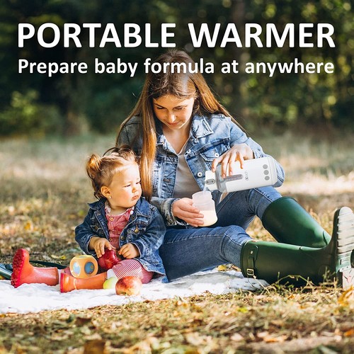IXTECH Scaldabagno Portatile per Formula Bambino, Latte, 8 oz., Scaldabagno Elettrico  - Foto 8 di 8