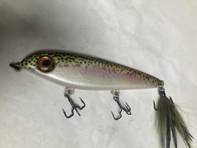 Leurre Black Dog G2 Lunker Punker 5″ Flash Trout – Topwater Rare – Neuf