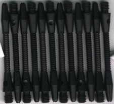 2in. 2ba Black RAZOR Aluminum Dart Shafts: 3 per set