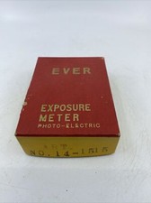 ever photo - electric exposure meter Type Ne in box/case instructions