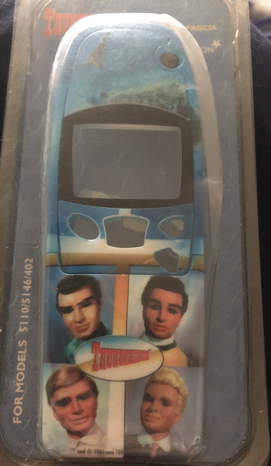 THUNDERBIRDS TRACY BROS MOBILE PHONE FASCIA COVER CASE NOKIA 5110 VINTAGE RARE