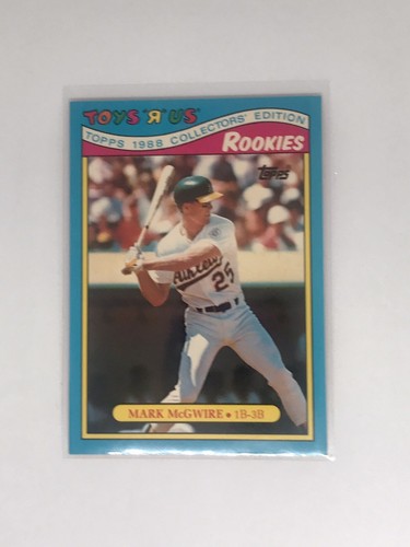 1988 Topps Toys r us Rookies Mark Mcgwire #19 Baseball Card Sharp - Picture 1 of 2