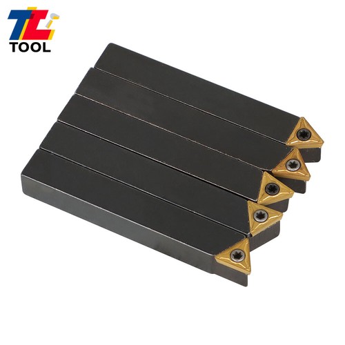 5-Pc 3/8" Lathe Indexable Carbide Insert &Turning Tooling Bit Holder Set - Picture 15 of 24