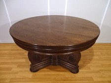 HANNIS ANTIQUE STORE / PORTAL TISCH UM 1910 / EICHE FURNIER & EICHE MASSIV